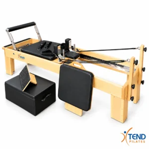 Clinical Reformer Pilates professionale Xtend in legno massello e acciaio inox